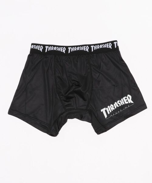THRASHER(スラッシャー)の「THRASHER/スラッシャー BOXER TRUNKS ボクサートランクス(ボクサーパンツ・メンズ・ブラック/ブラック×ホワイト/グリーン/グレー系カモフラージュ/レッド/ブラック系その他2/ホワイト/グリーン系カモフラージュ/ブルー系その他2/ブルー/ブラック×イエロー/グレー系その他/グレー/ブラック×レッド/グレー系その他2/イエロー/ネイビー/ブラック系その他・L/LL/M)」の4枚目の写真