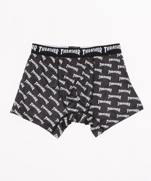 THRASHER(スラッシャー)の「THRASHER/スラッシャー BOXER TRUNKS ボクサートランクス(ボクサーパンツ・メンズ・ブラック/ブラック×ホワイト/グリーン/グレー系カモフラージュ/レッド/ブラック系その他2/ホワイト/グリーン系カモフラージュ/ブルー系その他2/ブルー/ブラック×イエロー/グレー系その他/グレー/ブラック×レッド/グレー系その他2/イエロー/ネイビー/ブラック系その他・L/LL/M)」の5枚目の写真