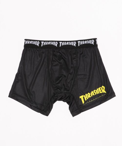 THRASHER(スラッシャー)の「THRASHER/スラッシャー BOXER TRUNKS ボクサートランクス(ボクサーパンツ・メンズ・ブラック/ブラック×ホワイト/グリーン/グレー系カモフラージュ/レッド/ブラック系その他2/ホワイト/グリーン系カモフラージュ/ブルー系その他2/ブルー/ブラック×イエロー/グレー系その他/グレー/ブラック×レッド/グレー系その他2/イエロー/ネイビー/ブラック系その他・L/LL/M)」の7枚目の写真