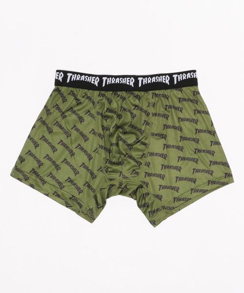 THRASHER(スラッシャー)の「THRASHER/スラッシャー BOXER TRUNKS ボクサートランクス(ボクサーパンツ・メンズ・ブラック/ブラック×ホワイト/グリーン/グレー系カモフラージュ/レッド/ブラック系その他2/ホワイト/グリーン系カモフラージュ/ブルー系その他2/ブルー/ブラック×イエロー/グレー系その他/グレー/ブラック×レッド/グレー系その他2/イエロー/ネイビー/ブラック系その他・L/LL/M)」の11枚目の写真