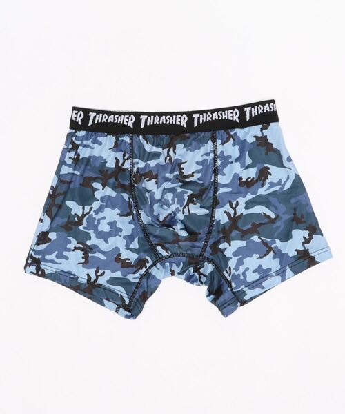 THRASHER(スラッシャー)の「THRASHER/スラッシャー BOXER TRUNKS ボクサートランクス(ボクサーパンツ・メンズ・ブラック/ブラック×ホワイト/グリーン/グレー系カモフラージュ/レッド/ブラック系その他2/ホワイト/グリーン系カモフラージュ/ブルー系その他2/ブルー/ブラック×イエロー/グレー系その他/グレー/ブラック×レッド/グレー系その他2/イエロー/ネイビー/ブラック系その他・L/LL/M)」の14枚目の写真