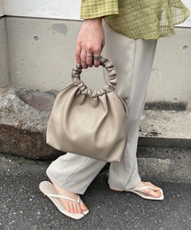 CAPRICIEUX LE'MAGE | 〈WEB限定〉ギャザーハンドルバッグ(ハンドバッグ)