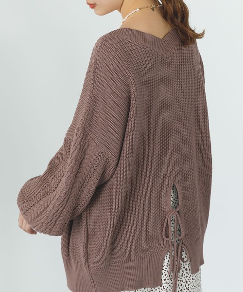 さち♡エムズグレイシー♡リボン♡パフスリーブ♡ボレ♡カーディガン エムズグレイシー カーディガン通販 | 中古ブランド古着 | ビー
