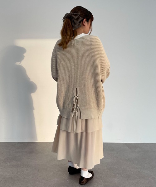 さち♡エムズグレイシー♡リボン♡パフスリーブ♡ボレ♡カーディガン エムズグレイシー カーディガン通販 | 中古ブランド古着 | ビー