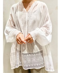 BEARDSLEY | ネット刺繍チュニック(シャツ/ブラウス)