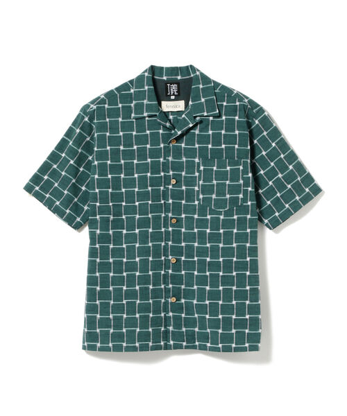 fennica（フェニカ）の「オカモト商店 × fennica / 別注 久留米絣 アロハシャツ（シャツ/ブラウス・メンズ・その他2/その他1/その他/その他3・MEDIUM）」の7枚目の写真
