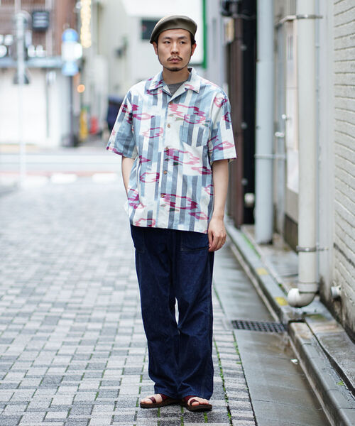 fennica（フェニカ）の「オカモト商店 × fennica / 別注 久留米絣 アロハシャツ（シャツ/ブラウス・メンズ・その他2/その他1/その他/その他3・MEDIUM）」の20枚目の写真