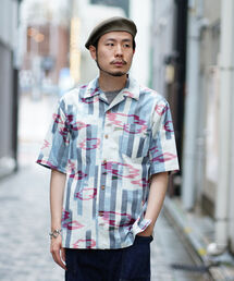 オカモト商店 × fennica / 別注 久留米絣 アロハシャツ