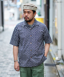 オカモト商店 × fennica / 別注 久留米絣 アロハシャツ