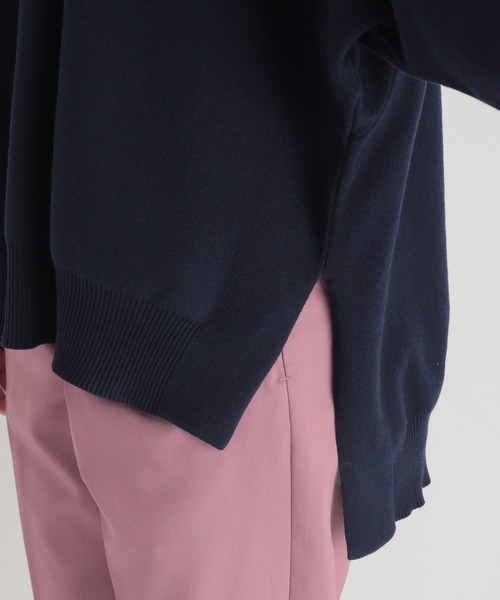 Andemiu（アンデミュウ）の「ポンチョニット215632（ニット/セーター・レディース・ベージュ/ネイビー・FREE）」の20枚目の写真