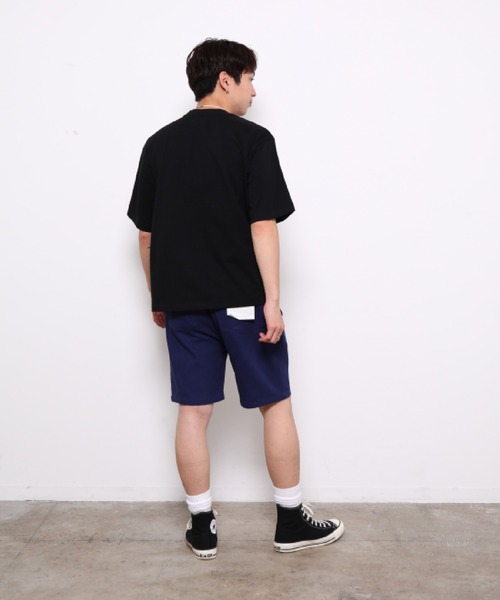 bonjour bonsoir（ボンジュール　ボンソワール）の「【bonjour bonsoir】HENDRIX カレッジビッグ Tシャツ（Tシャツ/カットソー・メンズ・ホワイト/ブラック/ピンク・L/M/S）」の6枚目の写真