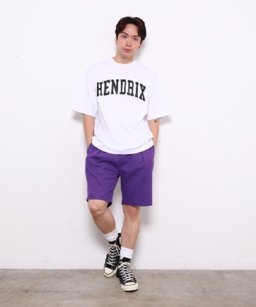 bonjour bonsoir（ボンジュール　ボンソワール）の「【bonjour bonsoir】HENDRIX カレッジビッグ Tシャツ（Tシャツ/カットソー・メンズ・ホワイト/ブラック/ピンク・L/M/S）」の10枚目の写真