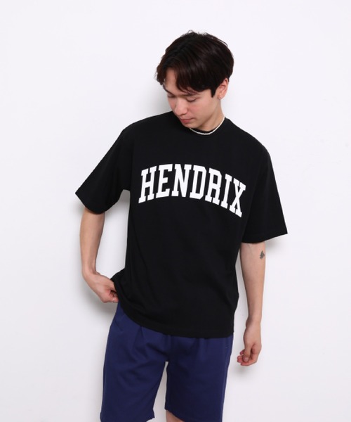 bonjour bonsoir（ボンジュール　ボンソワール）の「【bonjour bonsoir】HENDRIX カレッジビッグ Tシャツ（Tシャツ/カットソー・メンズ・ホワイト/ブラック/ピンク・L/M/S）」の22枚目の写真