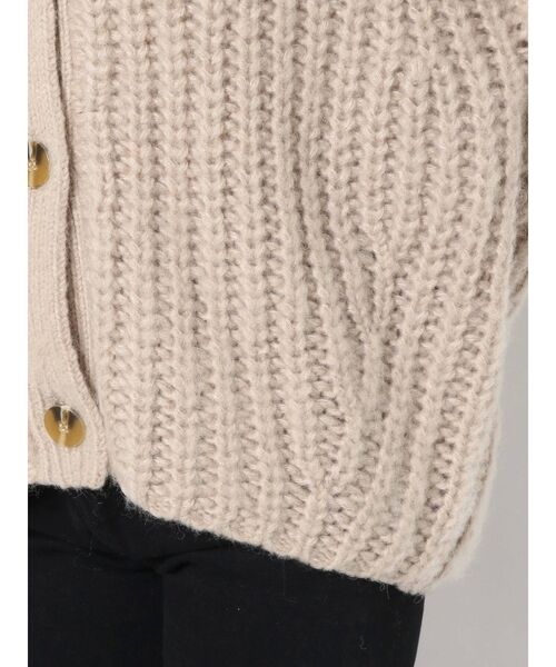 LAGUNAMOON（ラグナムーン）の「オーバーサイズニットカーディガン（カーディガン/ボレロ・レディース・ブルー/ブラウン/ベージュ・FREE）」の4枚目の写真