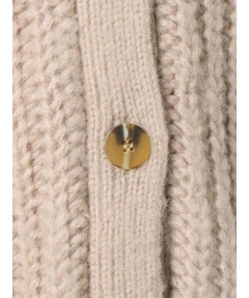 LAGUNAMOON（ラグナムーン）の「オーバーサイズニットカーディガン（カーディガン/ボレロ・レディース・ブルー/ブラウン/ベージュ・FREE）」の8枚目の写真