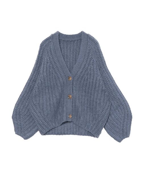 LAGUNAMOON（ラグナムーン）の「オーバーサイズニットカーディガン（カーディガン/ボレロ・レディース・ブルー/ブラウン/ベージュ・FREE）」の9枚目の写真