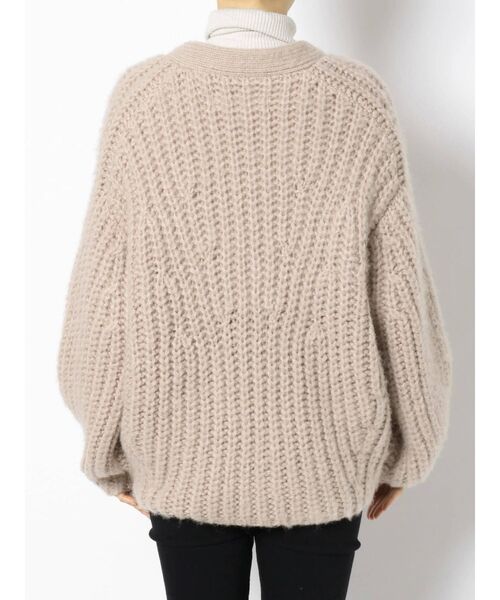 LAGUNAMOON（ラグナムーン）の「オーバーサイズニットカーディガン（カーディガン/ボレロ・レディース・ブルー/ブラウン/ベージュ・FREE）」の19枚目の写真