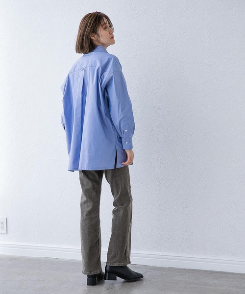 A part by(アパートバイ)の「SOMETHING/フレアデニムパンツ 959263(デニムパンツ・レディース・グレー/ライトブルー・MEDIUM/LARGE)」の4枚目の写真