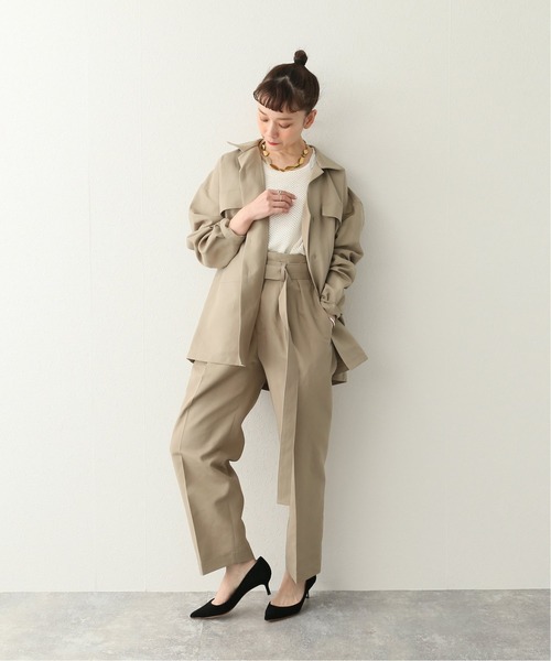 SEEALL(シーオール)の「【SEEALL / シーオール】BELTED BUGGY パンツ(その他パンツ・レディース・ベージュ・2)」の17枚目の写真