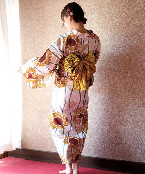 utatane(ウタタネ)の「浴衣単品(浴衣・レディース・ホワイト・FREE)」の6枚目の写真