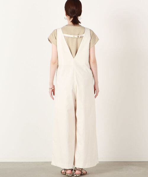 NOLLEY’S Sophi（ノーリーズソフィ）の「サロペット（サロペット/オーバーオール・レディース・キナリ/ベージュ/ブラック・38）」の9枚目の写真