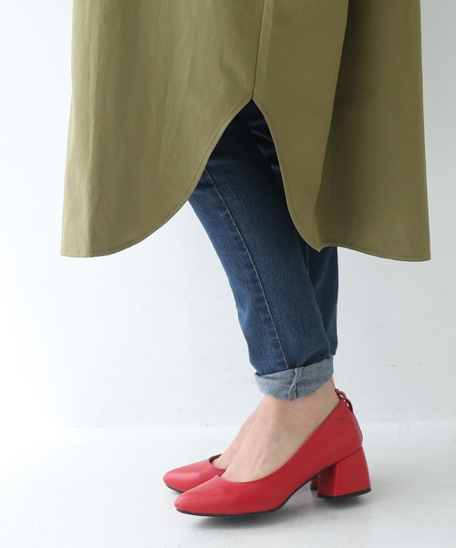 osharewalker(オシャレウォーカー)の「『スタンドカラーシャツデザインコート』(トレンチコート・レディース・ベージュ/カーキ・FREE)」の17枚目の写真