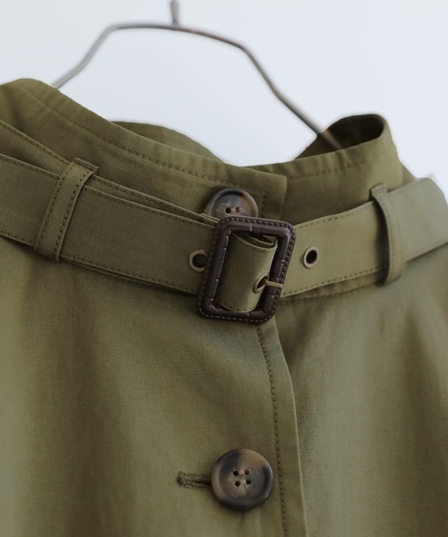 osharewalker(オシャレウォーカー)の「『スタンドカラーシャツデザインコート』(トレンチコート・レディース・ベージュ/カーキ・FREE)」の22枚目の写真