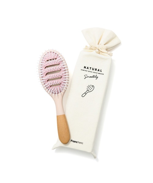 Francfranc（フランフラン）の「ベントオーバル ヘアブラシ