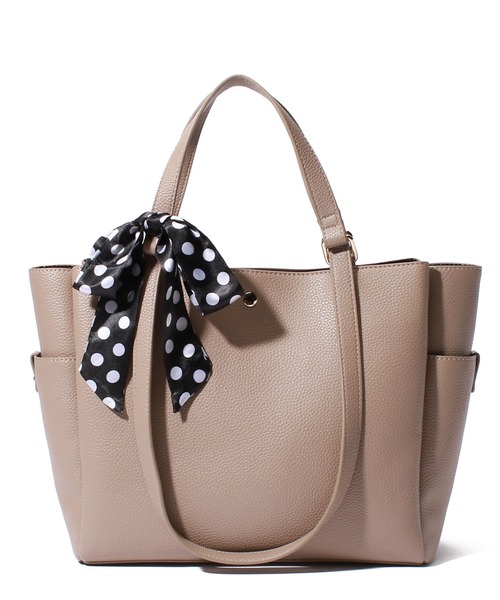 Via Demizon(ビアデミゾン)の「WEB限定商品 365days’シンプルトートバッグA4サイズ(トートバッグ・レディース・ブラック/グレイッシュベージュ・フリー)」の12枚目の写真