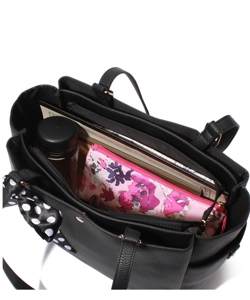 Via Demizon(ビアデミゾン)の「WEB限定商品 365days’シンプルトートバッグA4サイズ(トートバッグ・レディース・ブラック/グレイッシュベージュ・フリー)」の10枚目の写真