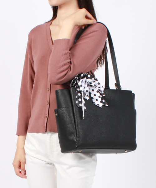 Via Demizon(ビアデミゾン)の「WEB限定商品 365days’シンプルトートバッグA4サイズ(トートバッグ・レディース・ブラック/グレイッシュベージュ・フリー)」の11枚目の写真