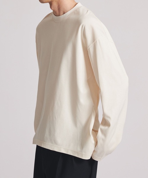 UNITED TOKYO（ユナイテッドトウキョウ）の「【OnE】テクノラマカットソーLS（Tシャツ/カットソー・メンズ・アイボリー/ベージュ/グレー/ブラック・2/1/3/4）」の13枚目の写真