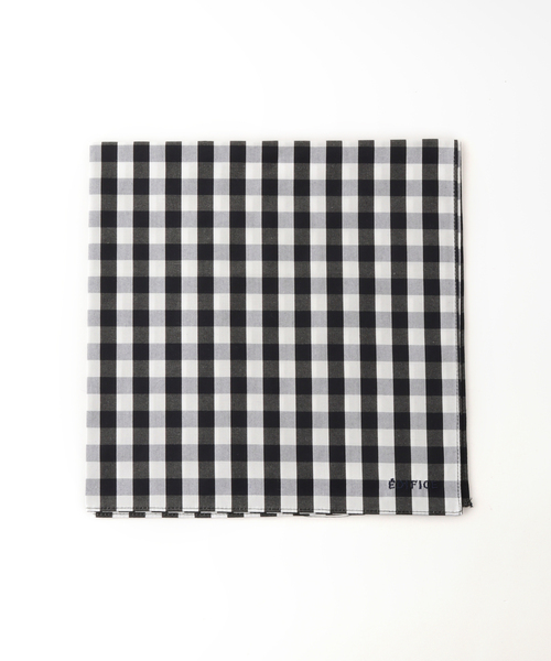 EDIFICE（エディフィス）の「パターンハンカチ1（ハンカチ/ハンドタオル・メンズ・チャコールグレー/ブラック/ベージュ/ネイビー/ブラウン/グレー/ピンク/ブルー/ボルドー/マルチ/ダークブルー/ブルー系その他/その他9/その他10/その他16・FREE）」の2枚目の写真