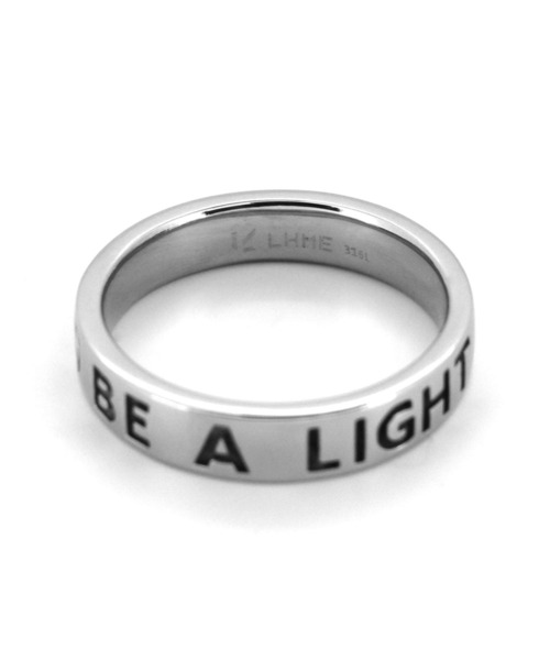 LHME（エルエイチエムイー）の「LHME フラットリング/サージカルステンレス316L（金属アレルギー対応）（リング・メンズ・シルバー・11号/9号/13号/17号/19号/7号/15号/21号）」の5枚目の写真