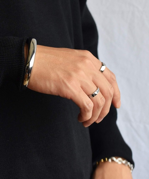 LHME（エルエイチエムイー）の「LHME フラットリング/サージカルステンレス316L（金属アレルギー対応）（リング・メンズ・シルバー・11号/9号/13号/17号/19号/7号/15号/21号）」の7枚目の写真