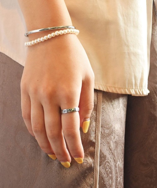 LHME（エルエイチエムイー）の「LHME フラットリング/サージカルステンレス316L（金属アレルギー対応）（リング・メンズ・シルバー・11号/9号/13号/17号/19号/7号/15号/21号）」の10枚目の写真