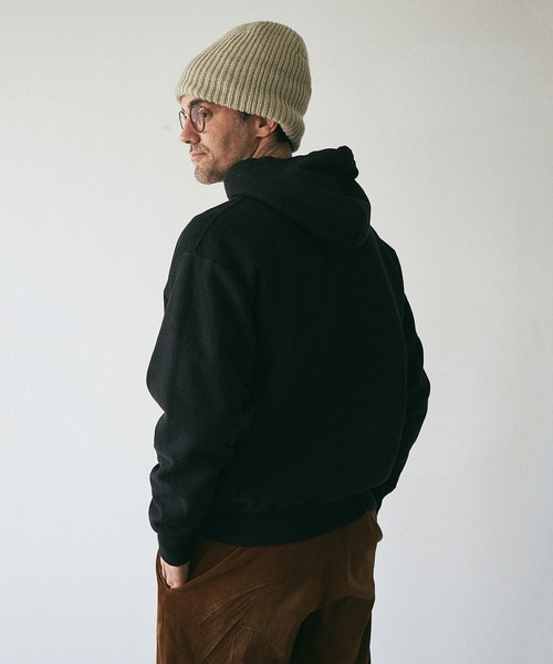 UNFIL（アンフィル）の「【unfil】コットンフリース スウェットパーカー MEN（パーカー・メンズ・イエロー/Nat/ブラック系その他・4/3）」の9枚目の写真