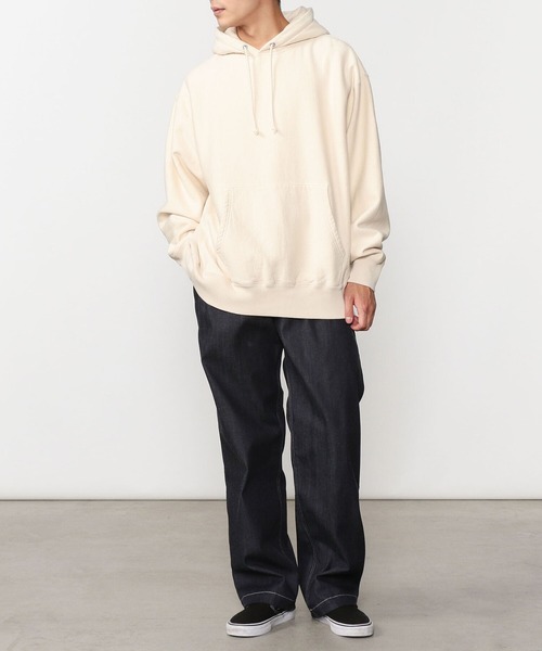 UNFIL（アンフィル）の「【unfil】コットンフリース スウェットパーカー MEN（パーカー・メンズ・イエロー/Nat/ブラック系その他・4/3）」の6枚目の写真