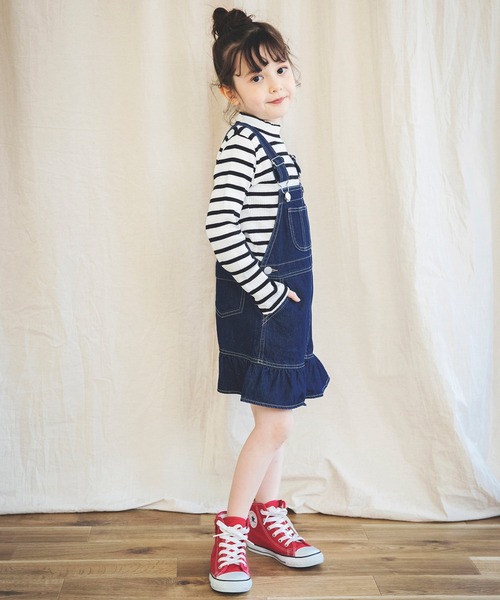 BRANSHES（ブランシェス）の「ハイネック長袖Ｔシャツ（Tシャツ/カットソー・キッズ・ブラック/オフホワイト/その他・90cm/110cm/100cm/120cm/130cm/140cm/150cm）」の11枚目の写真