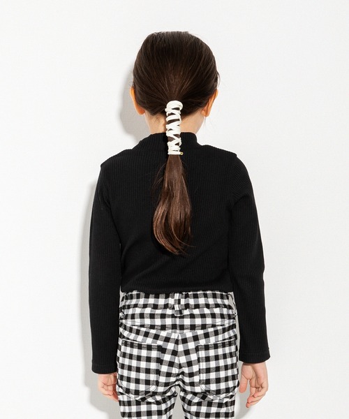 BRANSHES（ブランシェス）の「ハイネック長袖Ｔシャツ（Tシャツ/カットソー・キッズ・ブラック/オフホワイト/その他・90cm/110cm/100cm/120cm/130cm/140cm/150cm）」の8枚目の写真