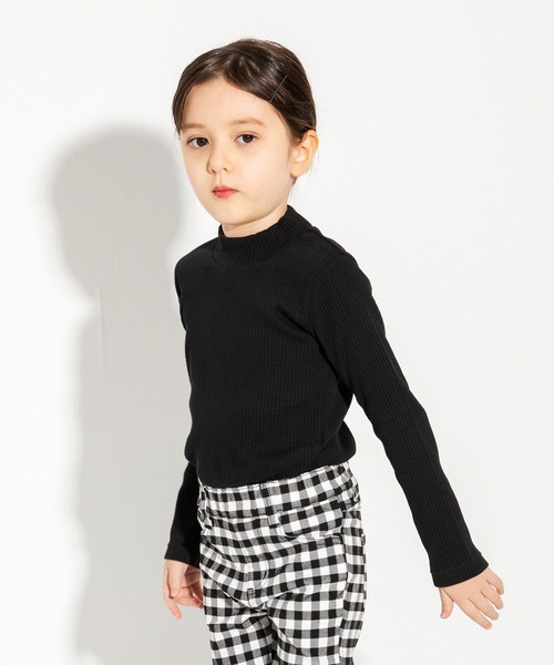 BRANSHES（ブランシェス）の「ハイネック長袖Ｔシャツ（Tシャツ/カットソー・キッズ・ブラック/オフホワイト/その他・90cm/110cm/100cm/120cm/130cm/140cm/150cm）」の17枚目の写真