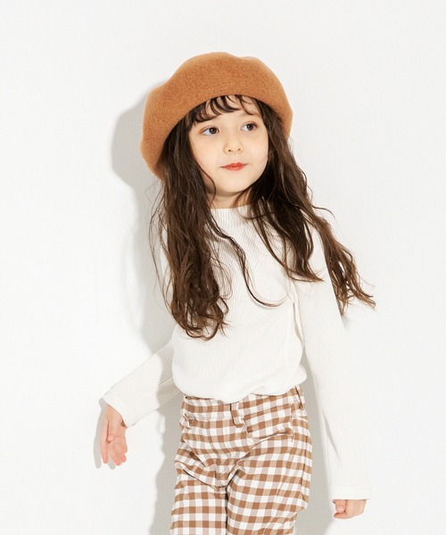 BRANSHES（ブランシェス）の「ハイネック長袖Ｔシャツ（Tシャツ/カットソー・キッズ・ブラック/オフホワイト/その他・90cm/110cm/100cm/120cm/130cm/140cm/150cm）」の5枚目の写真