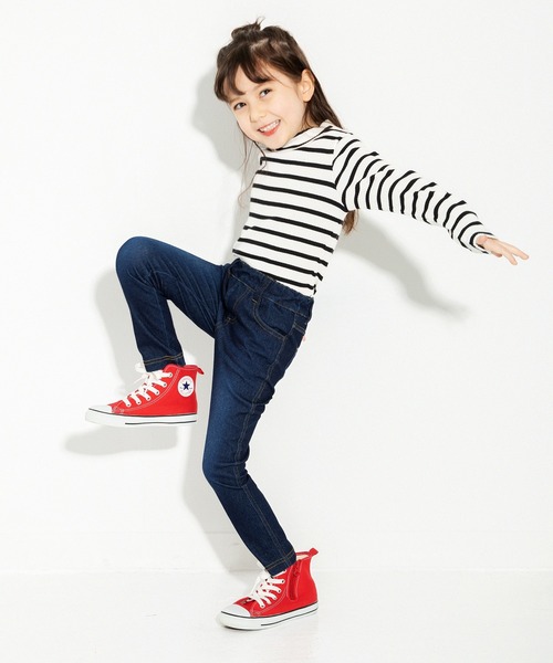 BRANSHES（ブランシェス）の「ハイネック長袖Ｔシャツ（Tシャツ/カットソー・キッズ・ブラック/オフホワイト/その他・90cm/110cm/100cm/120cm/130cm/140cm/150cm）」の20枚目の写真