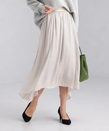 green label relaxing | ブライトカッセン ギャザー イレヘム スカート(スカート)