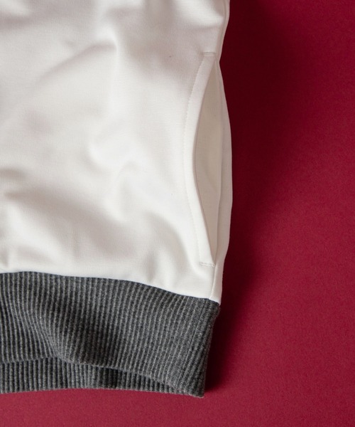 WEGO by こーせ(ウィゴーバイコーセ)の「∴WEGO by こーせ/配色プルオーバースウェット(スウェット・メンズ・ホワイト/ワイン・MEDIUM/LARGE)」の10枚目の写真
