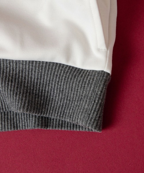 WEGO by こーせ(ウィゴーバイコーセ)の「∴WEGO by こーせ/配色プルオーバースウェット(スウェット・メンズ・ホワイト/ワイン・MEDIUM/LARGE)」の9枚目の写真