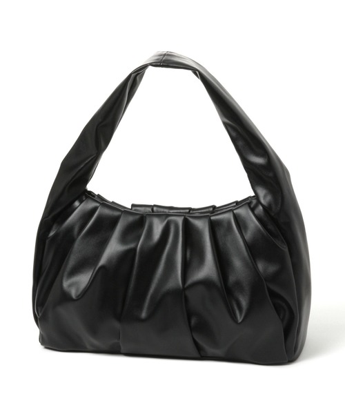 PAGEBOY（ページボーイ）の「ワンハンドルギャザーバッグ（ハンドバッグ・レディース・ブラック/グリーン・FREE）」の8枚目の写真