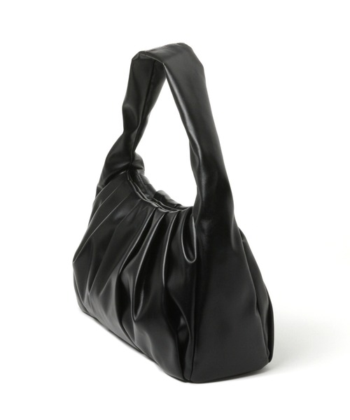 PAGEBOY（ページボーイ）の「ワンハンドルギャザーバッグ（ハンドバッグ・レディース・ブラック/グリーン・FREE）」の10枚目の写真