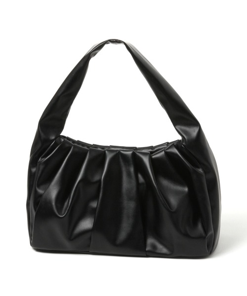 PAGEBOY（ページボーイ）の「ワンハンドルギャザーバッグ（ハンドバッグ・レディース・ブラック/グリーン・FREE）」の11枚目の写真