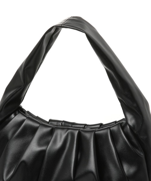 PAGEBOY（ページボーイ）の「ワンハンドルギャザーバッグ（ハンドバッグ・レディース・ブラック/グリーン・FREE）」の12枚目の写真